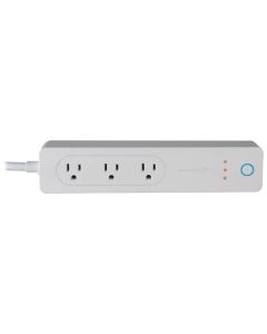 Use the Smart Wi-Fi Power Strip from Amped Wireless and automate your devices with ease. With the power of Amazon Alexa or the Google Assistant, you can control up to 3 devices. Turn off the lights, a fan, or phone charger while you're at home or away. It's that easy. Pair the smart strip with a virtual assistant to control these devices with the sound of your voice, or use the free intuitive app.