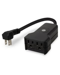 With 2 AC ports and the power of Alexa and Google, now you can automate your outdoor space too. Pair this smart plug with your Alexa or Google account and turn on lights, fans, outdoor speakers, and more just with the sound of your voice. Download the Smart Life App to connect your Alexa or Google and control remotely! 
