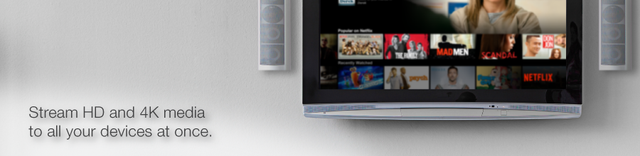 Stream HD and 4k Media