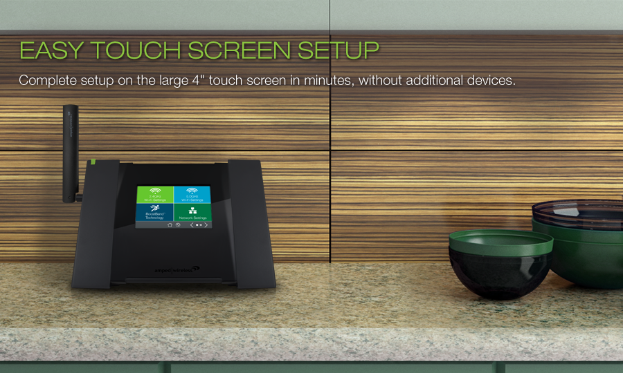 Easy Touch Screen Setup